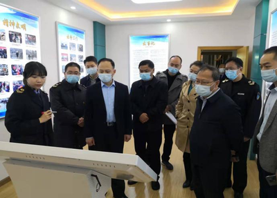 省衛健委綜合監督局局長趙宏發一行蒞臨贛州市衛生計生綜合監督執法局調研指導工作